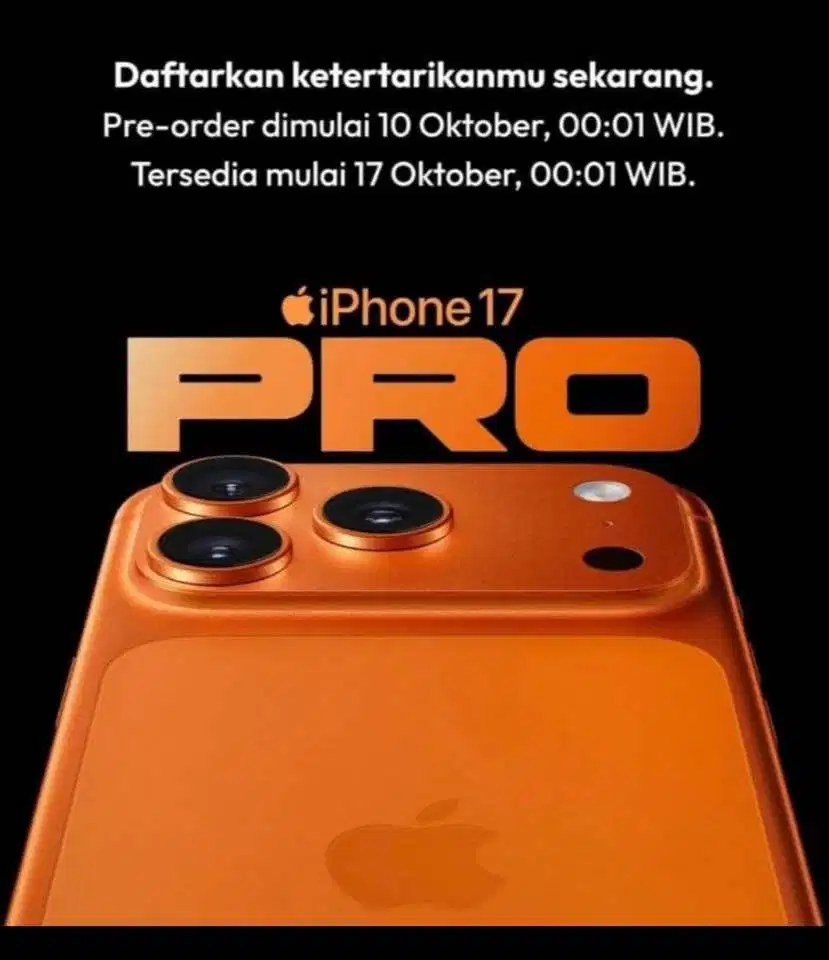 PO IPHONE 17 BANYAK PROMO