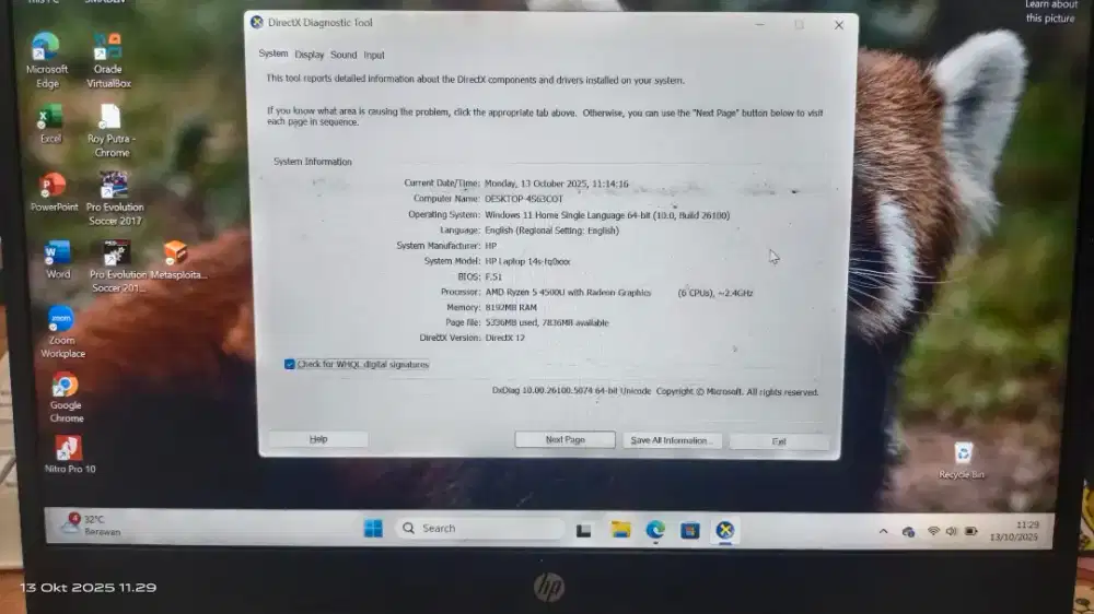 Dijual laptop HP