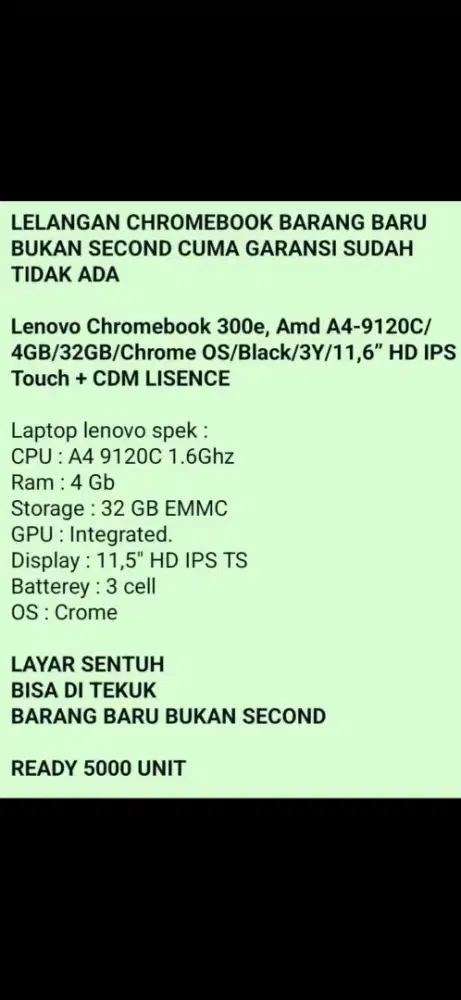 Lenovo chromebook