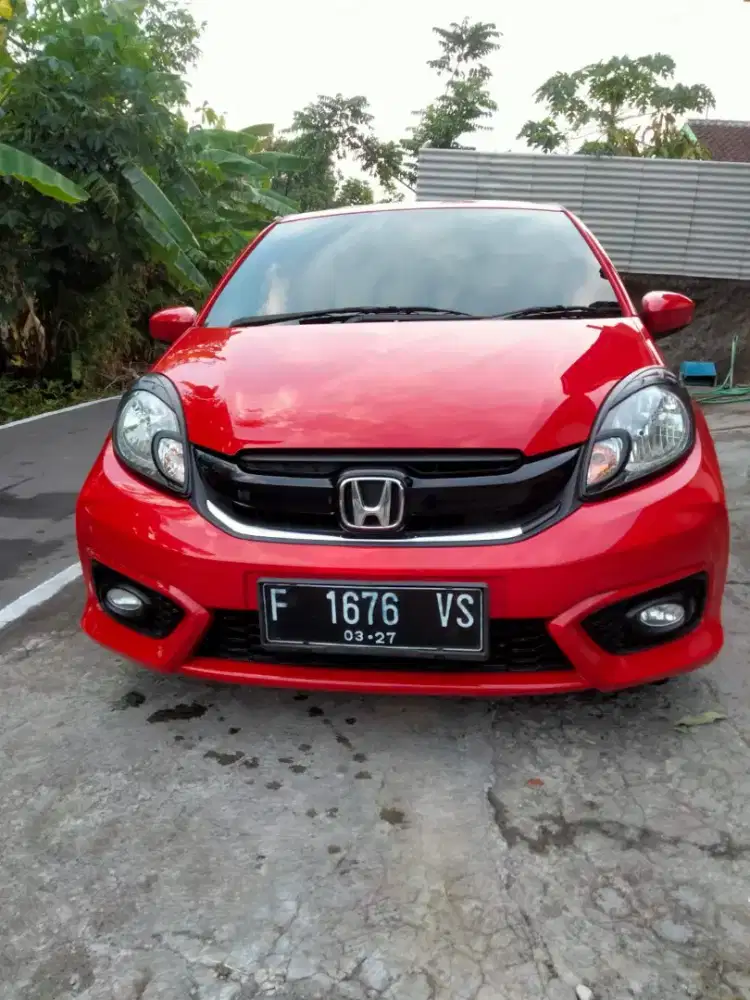 Dijual cepat brio stya E tahun 2018 murah mas 103jt aja