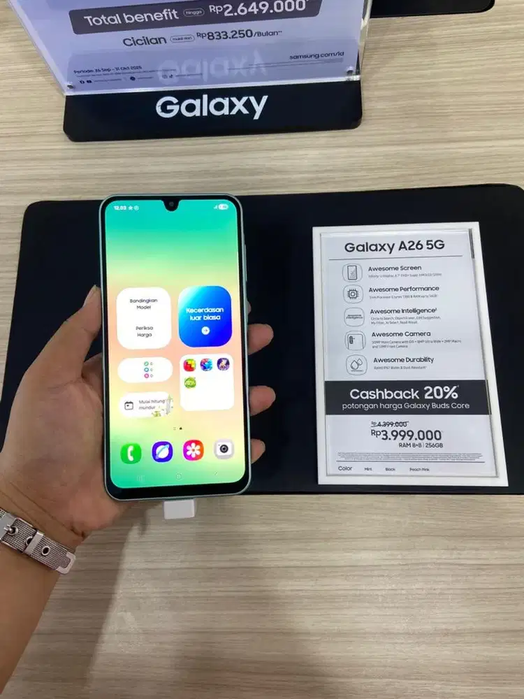 Samsung A26 Bisa dicicil tanpa kartu kredit