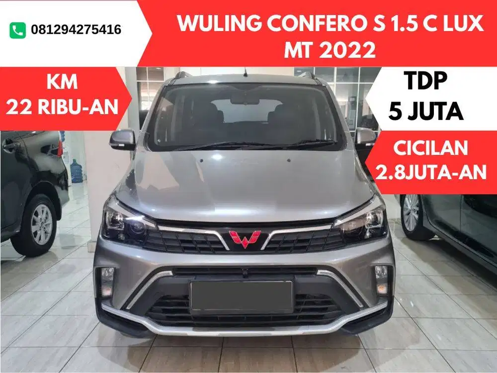DP 5 JUTA wuling confero s 1.5 c lux manual 2022