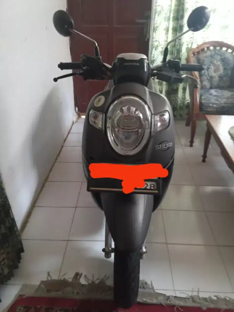 Honda Scoopy New stylish 2018 abu2 lengkap