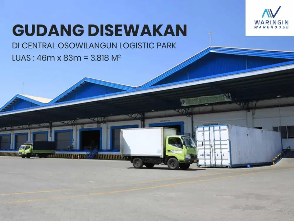 SEWA GUDANG SIAP PAKAI STRATEGIS DI SURABAYA