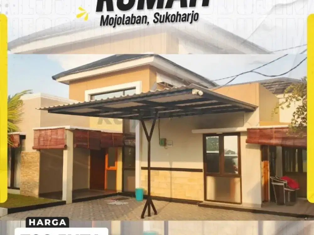 DIJUAL CEPAT! Rumah Minimalis Siap Huni Strategis di Mojolaban, Sukoharjo
