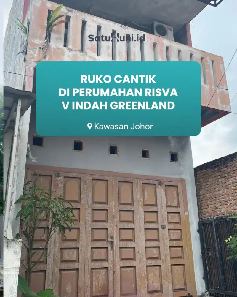 DIJUAL/DISEWA RUKO JL EKA BAKTI, Medan Johor