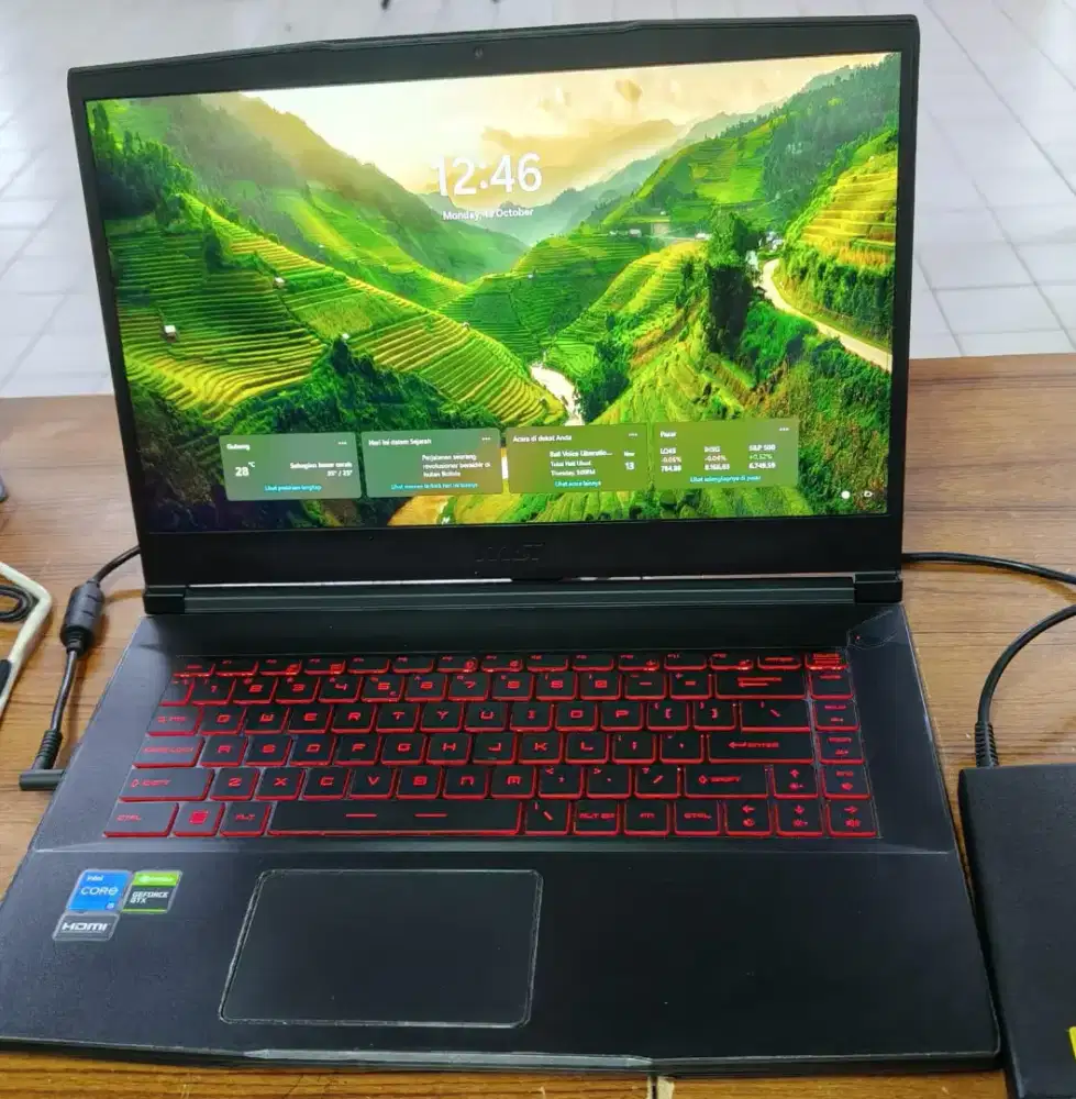 DIJUAL LAPTOP MSI THN 2023 Barang Bagus