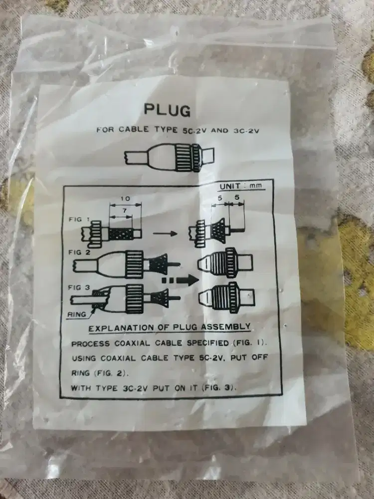 Jack antena TV male | kualitas bagus