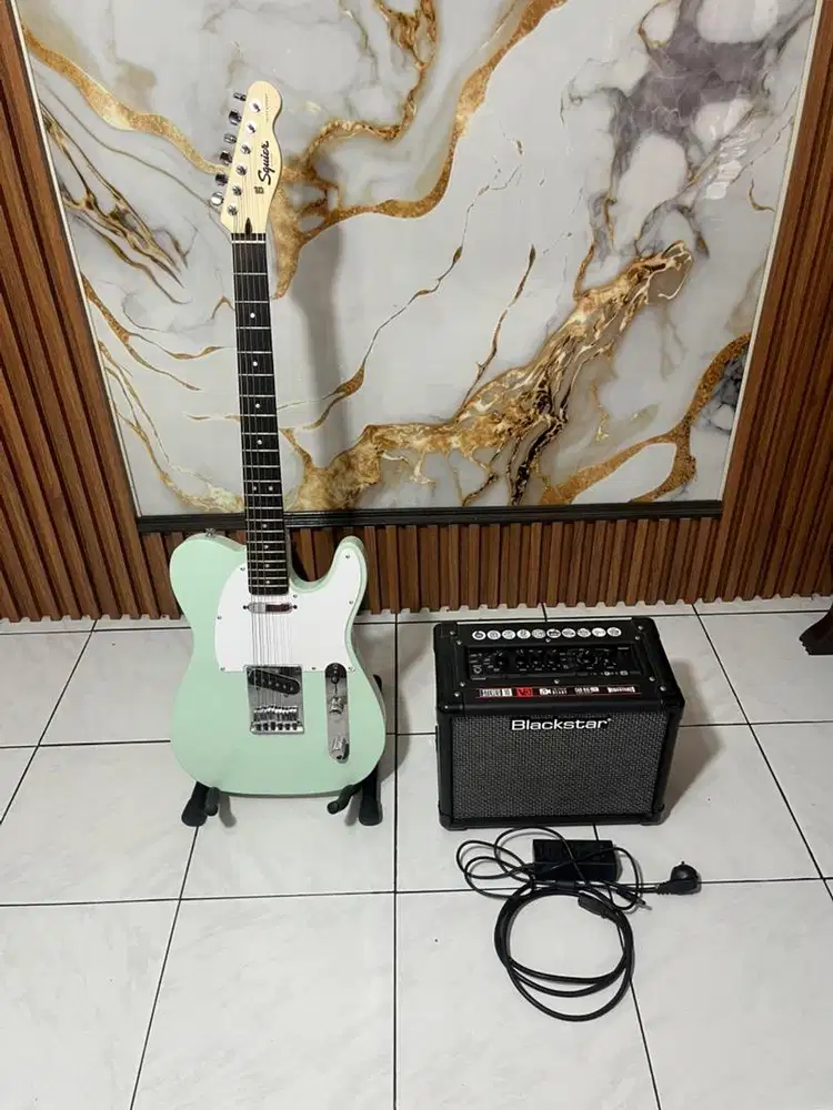 Gitar elektrik squier telecaster sonic | amplifier blackstar v3 10