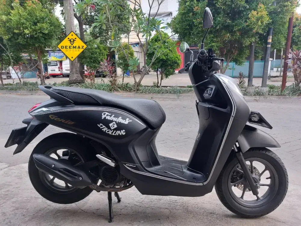 (DP 500 Rb)‼️ Honda New Genio CBS ISS Hitam Mulus 2022 Cash / Kredit