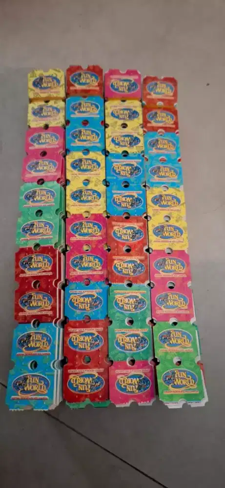 Tiket funworld 1.000 pcs