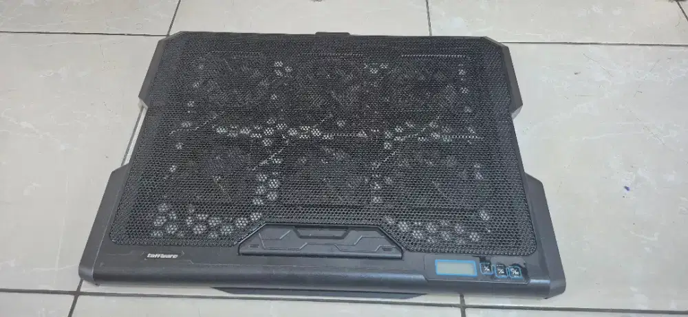 Cooling Pendingan Pad Fan Dudukan Laptop 6 Kipas Fan Taffware K6 Hitam