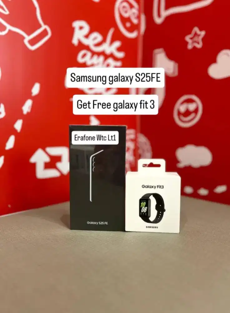 Samsung S25 Fe Free Galaxy Fit3 bisa cicilan