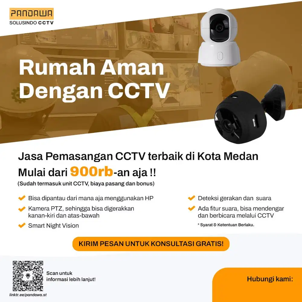 Jasa Pemasangan CCTV Rumah di Medan – Aman & Bergaransi