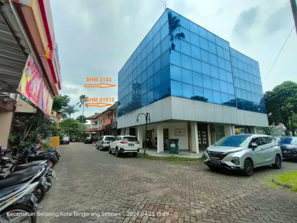 DiJual Lelang Ruko Gandeng DiJalan Pahlawan Seribu BSD Sektor VII Serpong, Tangerang
