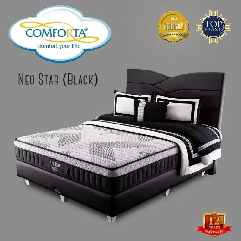 dijual cepat springbed set comforta masih seperti baru