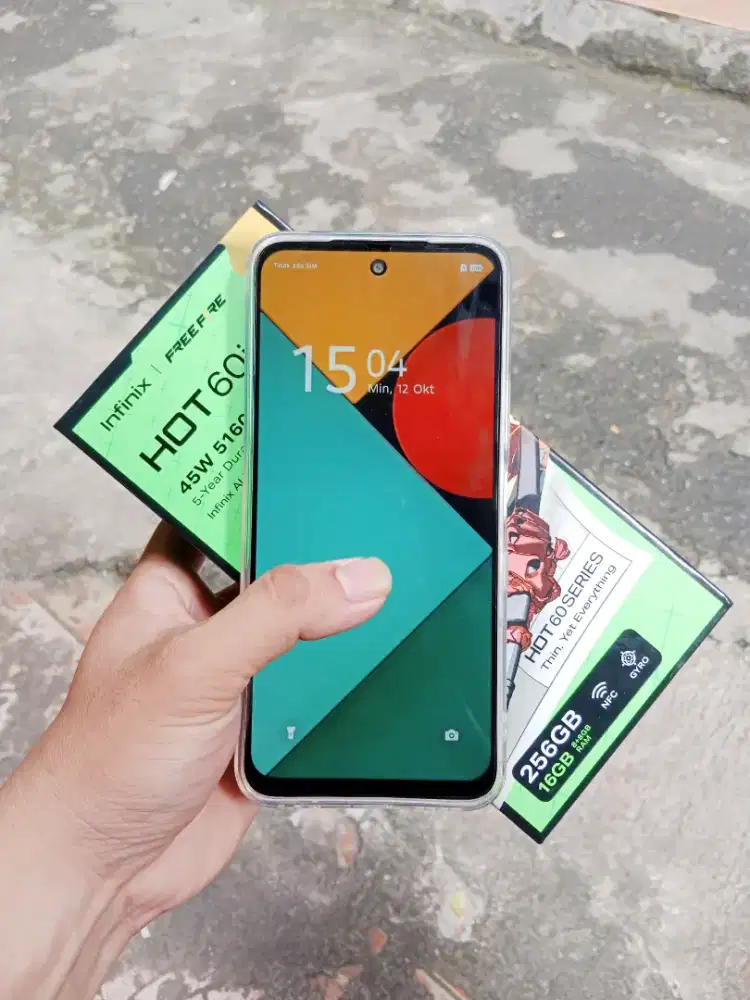 INFINIX HOT 60I RAM 8+8/256GB + NFC (FULLSET)