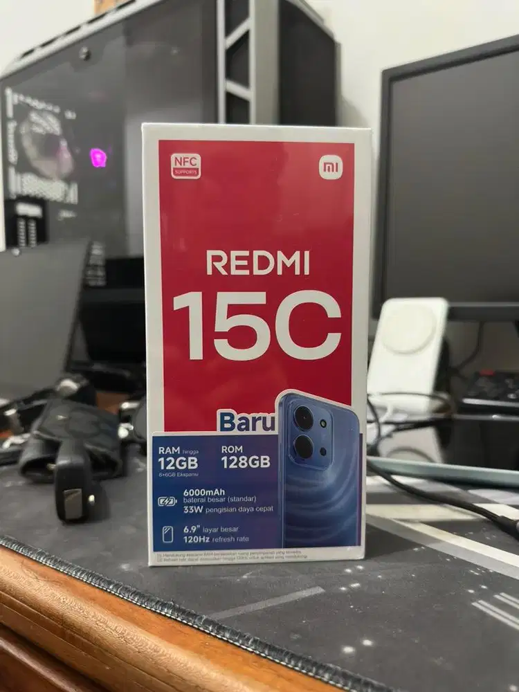 Xiaomi Redmi 15C 12GB/128GB Baru Doorprize