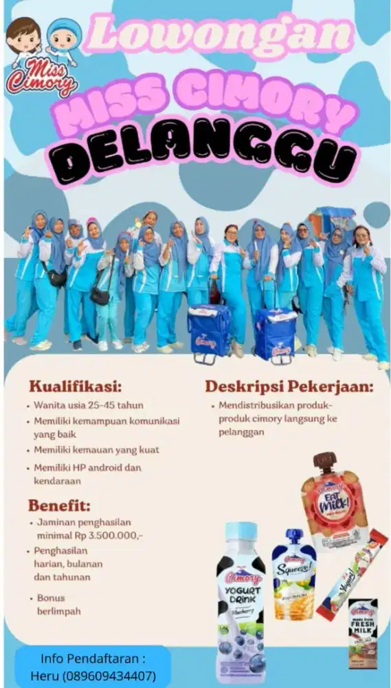 Lowongan Kerja Miss Cimory