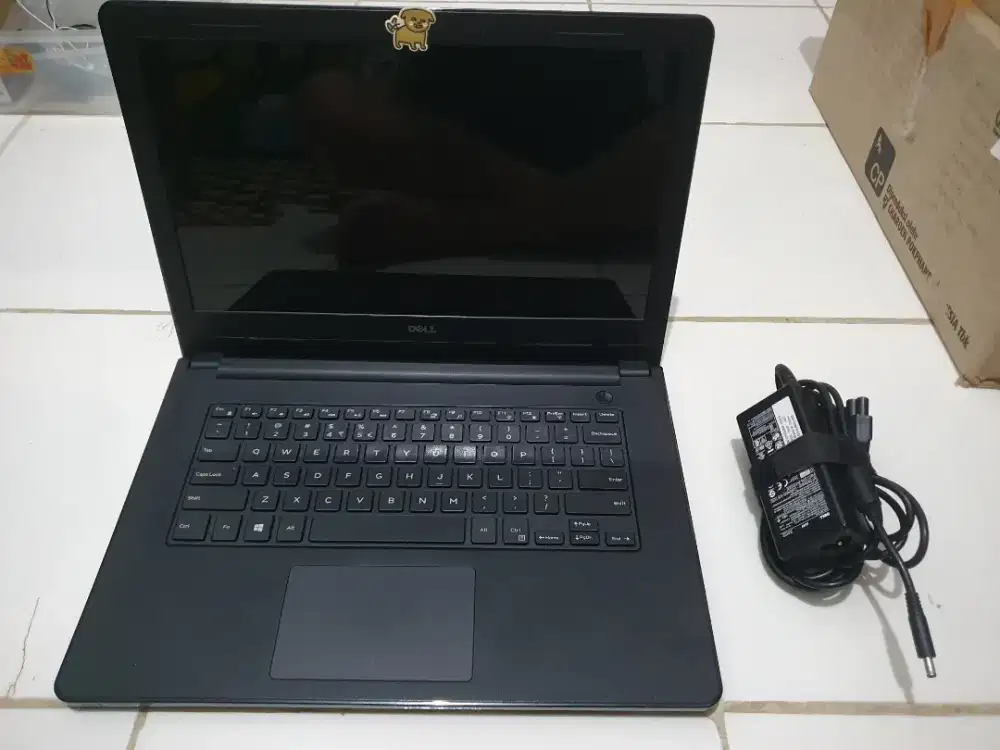 laptop dell inspiron 14 3458 bekas pribadi minus power off mati total