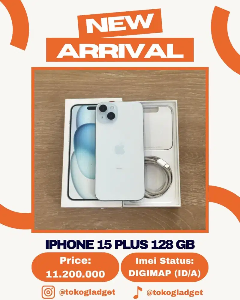 iPhone 15 Plus 128 Gb ex IBOX/DIGIMAP