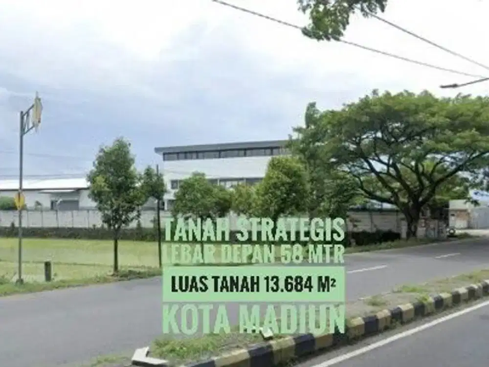 [AD] Tanah LD 58 mtr, Ringroad Barat Kota MADIUN, Mantap