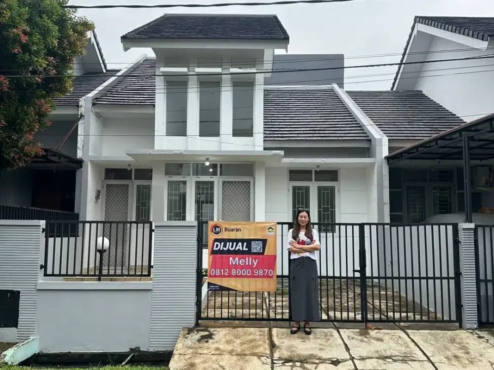 Rumah Lingkungan Nyaman Dekat Tol Bekasi Timur di Kemang Pratama