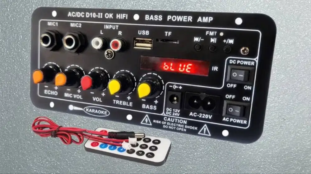 Amplifier Bluetooth Super Bass 12V/220V Modul D10-II