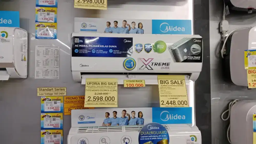 MIDEA AC 1/2PK MSCFE-05CRN2x BISA CICIL