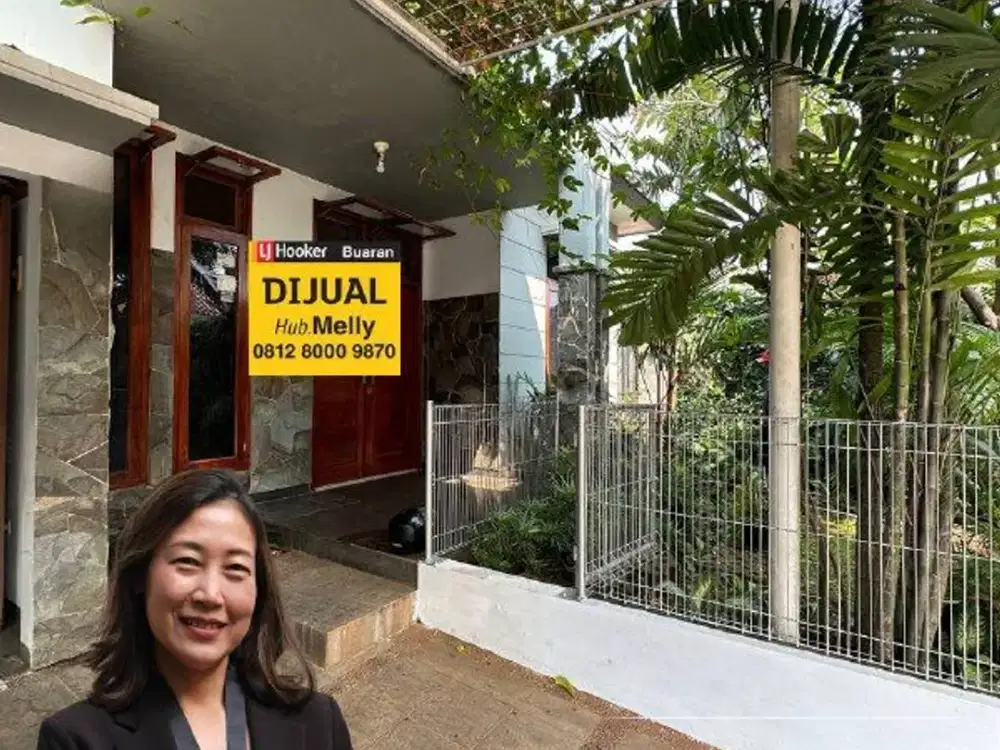 Rumah Lingkungan Nyaman Palem Residence Pondok Bambu, Jakarta Timur