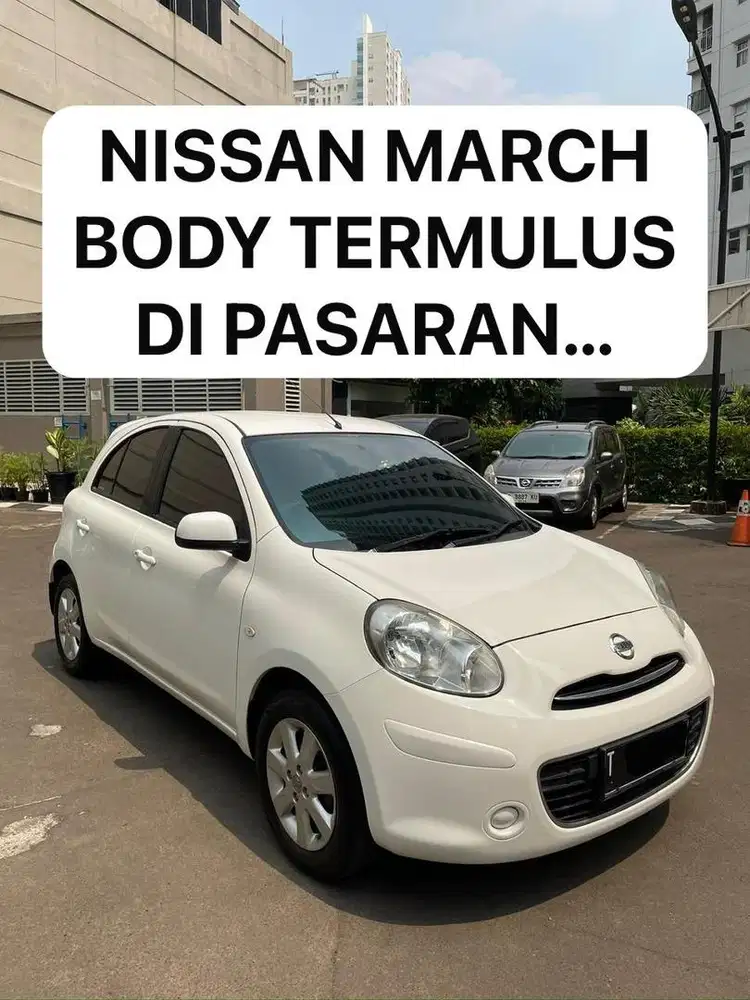 Jual Nissan March Matic 2011 K13 Putih