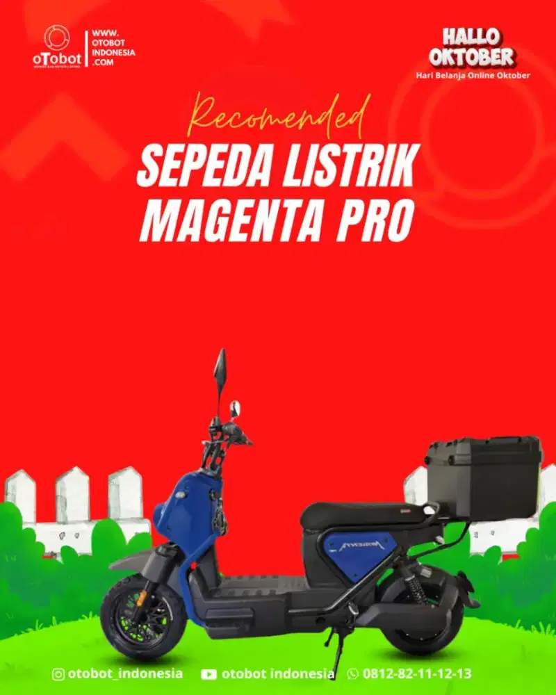 SEPEDA LISTRIK MAGENTA PRO