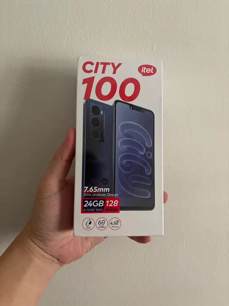 {BARU} iTel City 100 8/128, NEW Garansi Resmi, Bisa COD