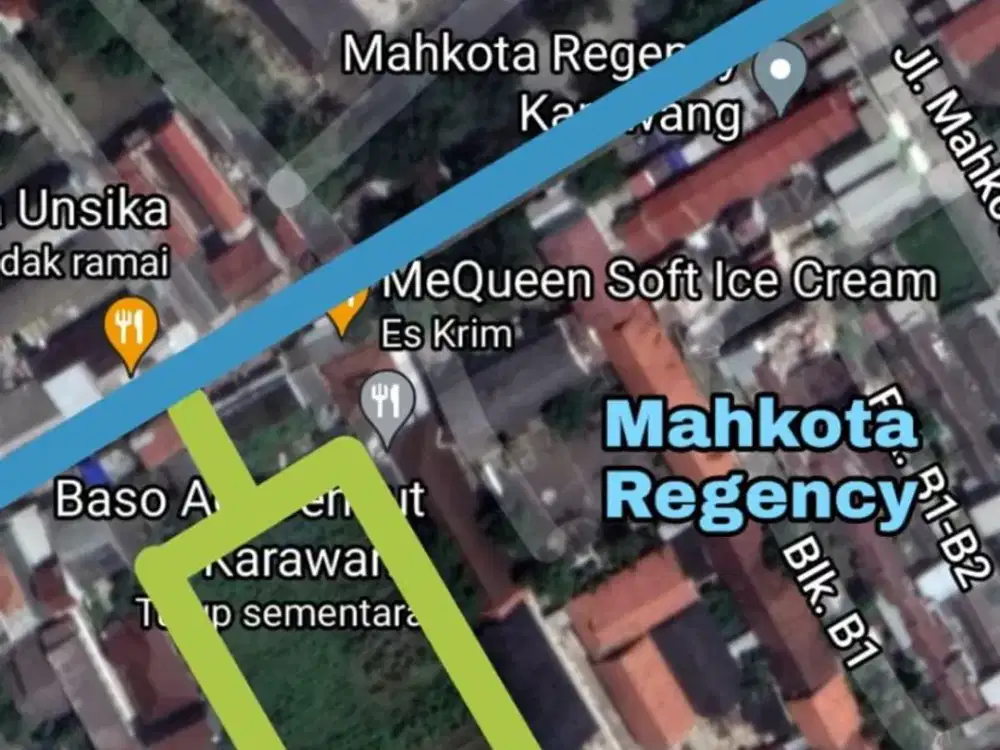 Jual KAVLING TANAH LAHAN 8256m2 Samping Kampus Unsika Karawang, Telukjambe Timur cck untuk sekolah kampus atau perumahan