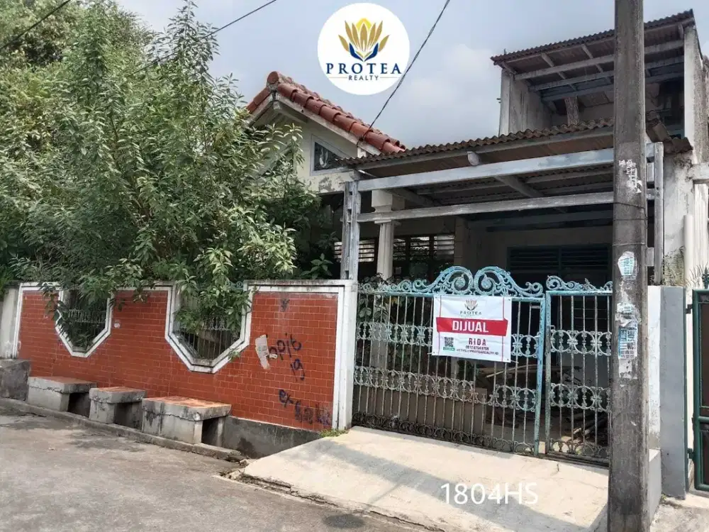 Rumah Butuh Renovasi Total Hitung Tanah Saja di Ciater BSD