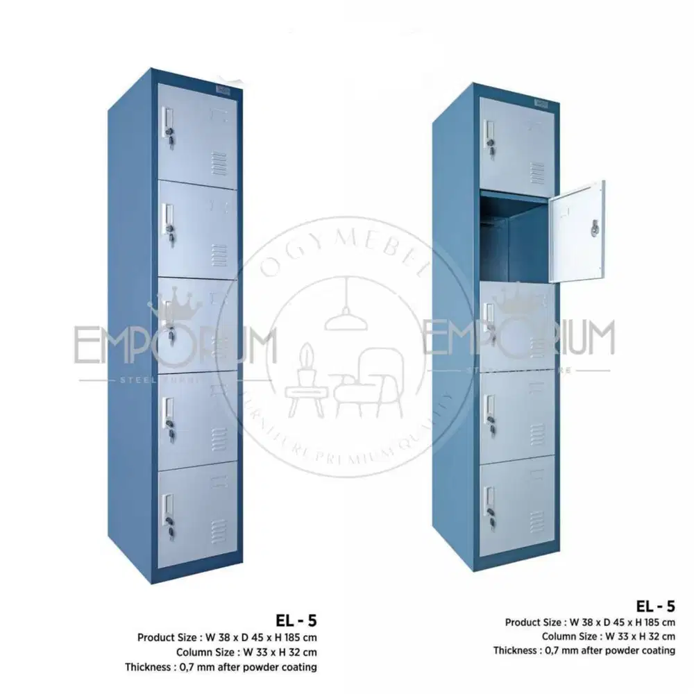 Promo loker besi serbaguna 5 pintu termurah terlaris