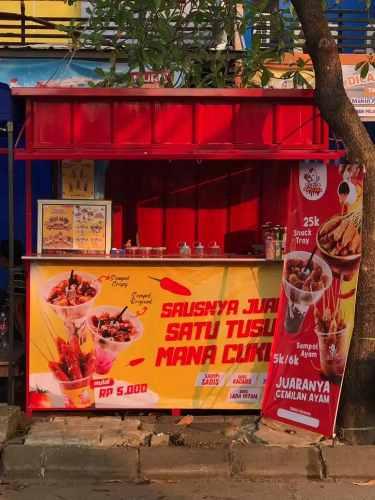 Kontainer Booth Jualan
