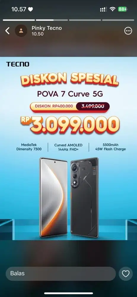 Pova 7 5G Curve New