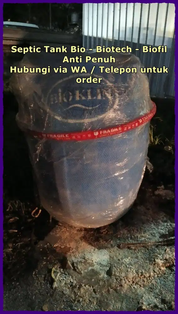 Sepiteng, Biofil, Biotank, Biofilter, Biotech, Septictank