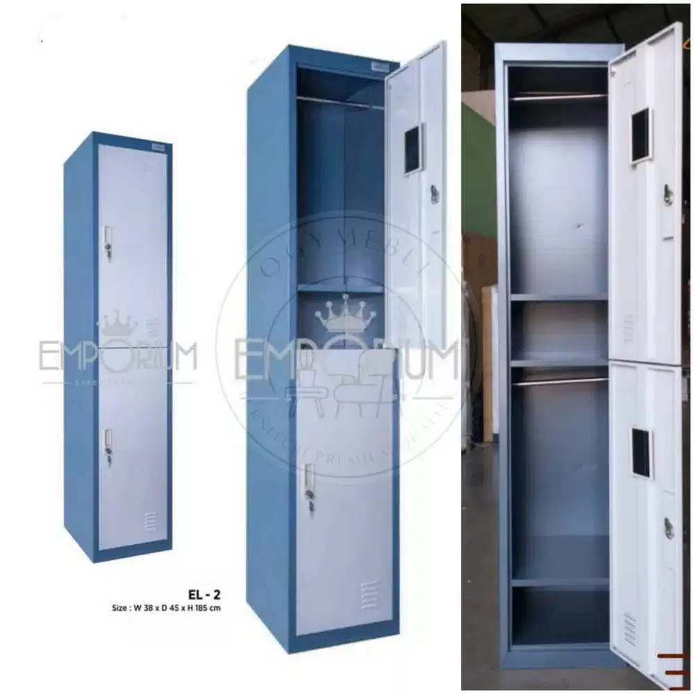 Promo loker besi serbaguna 2 pintu sale termurah ter;aros
