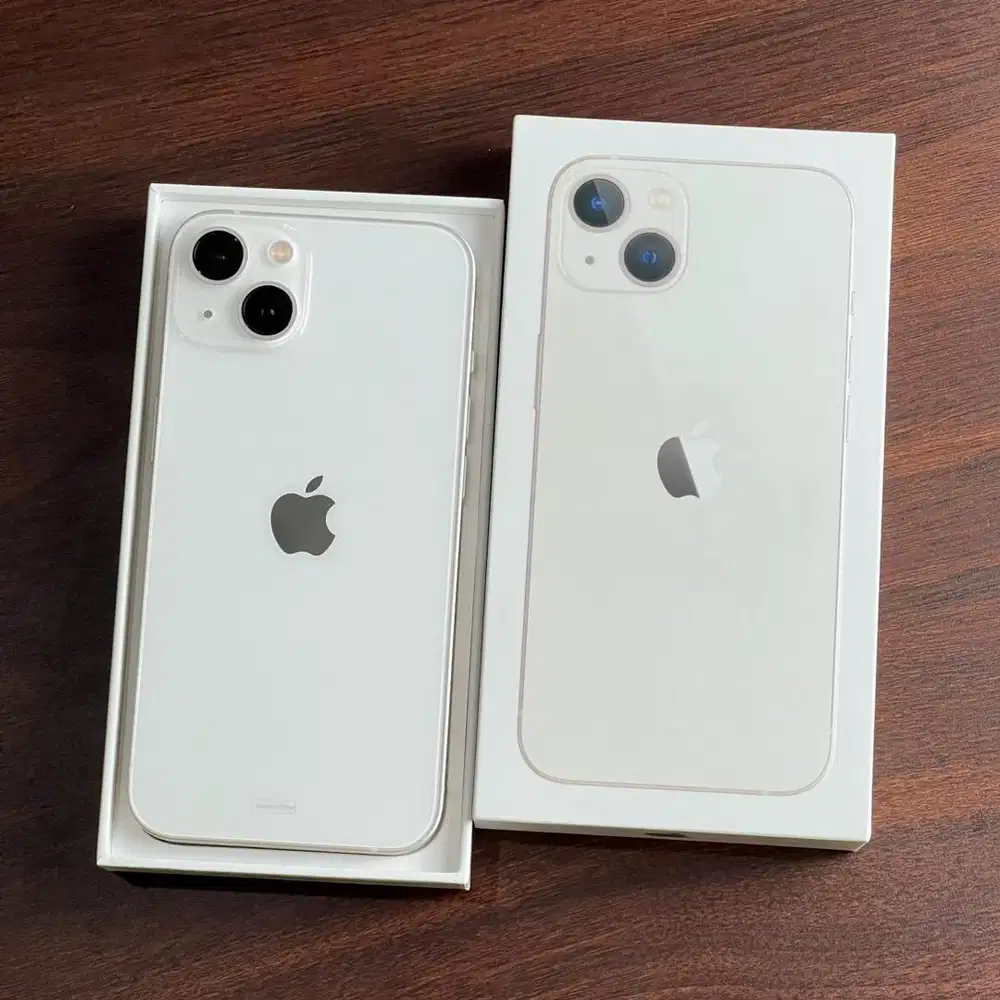 iPhone 13 128gb Starlight iBox BH 100% Mulus Fullset