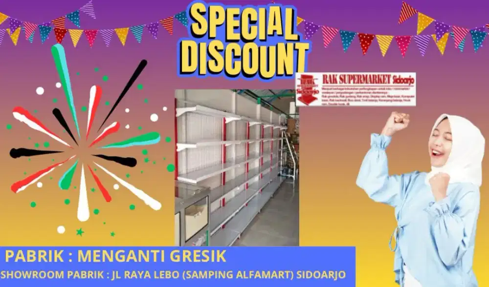 Rak minimarket gondrola