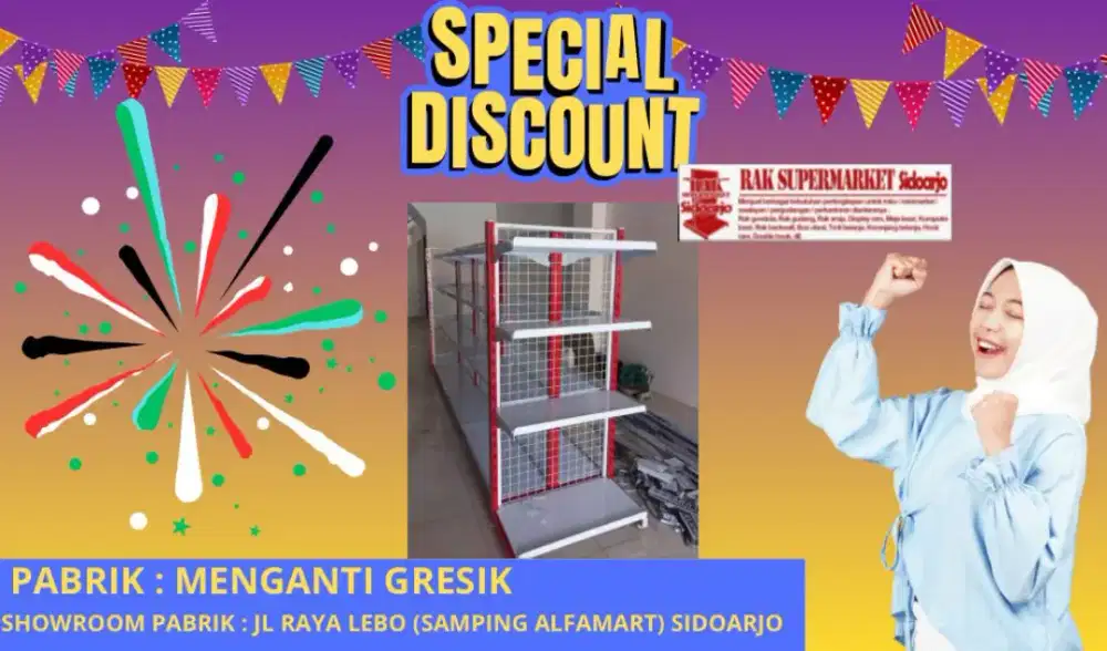 Rak minimarket gondrola