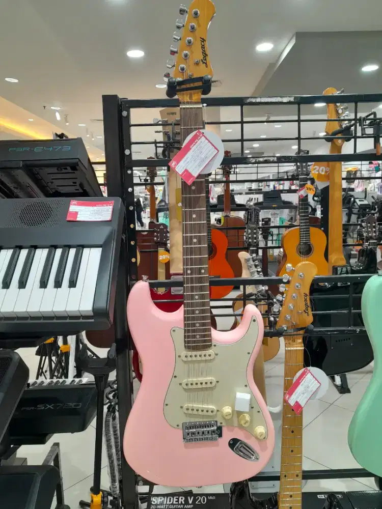 Promo cicilan tanpa kartu kredit , gitar legacy shell pink
