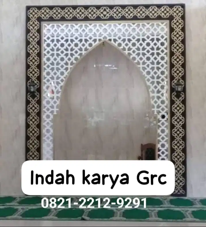 Mihrab GRC – Ukiran Rapi & Modern