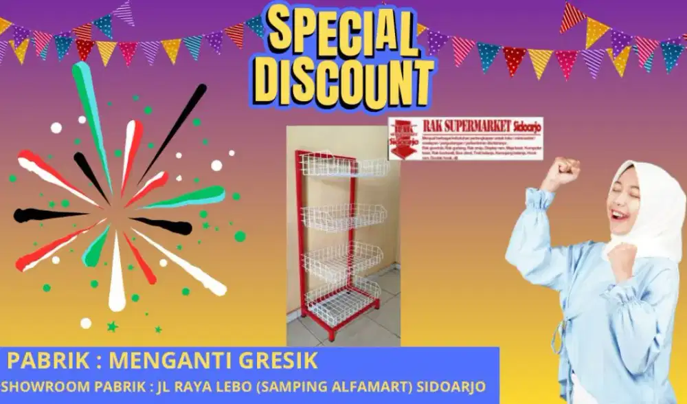 Rak minimarket gondrola