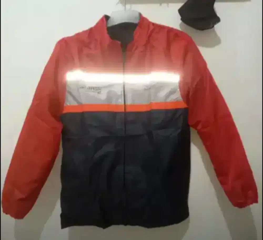 Jaket parasut AHM Honda new