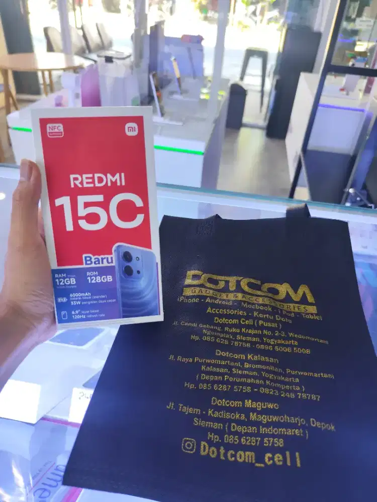 Redmi 15c 6/128 baru garansi resmi