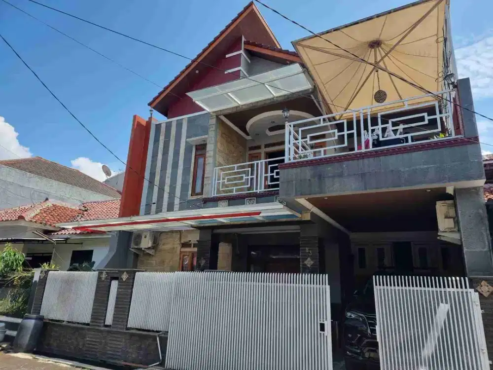 Rumah Komplek Graha Pesona 2 lantai dijual cepat Fullyfurnished
