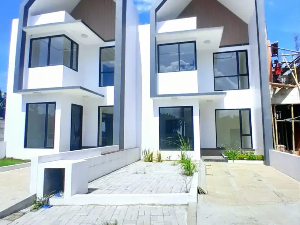 rumah minimalis siap huni dalam cluster, akses 2 mobil